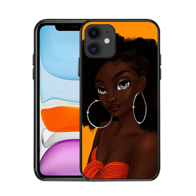 Black Girl Phone Case Main Image 1
