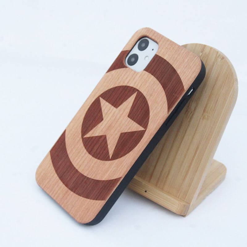 iPhone 12 Wood Case Main Image 1